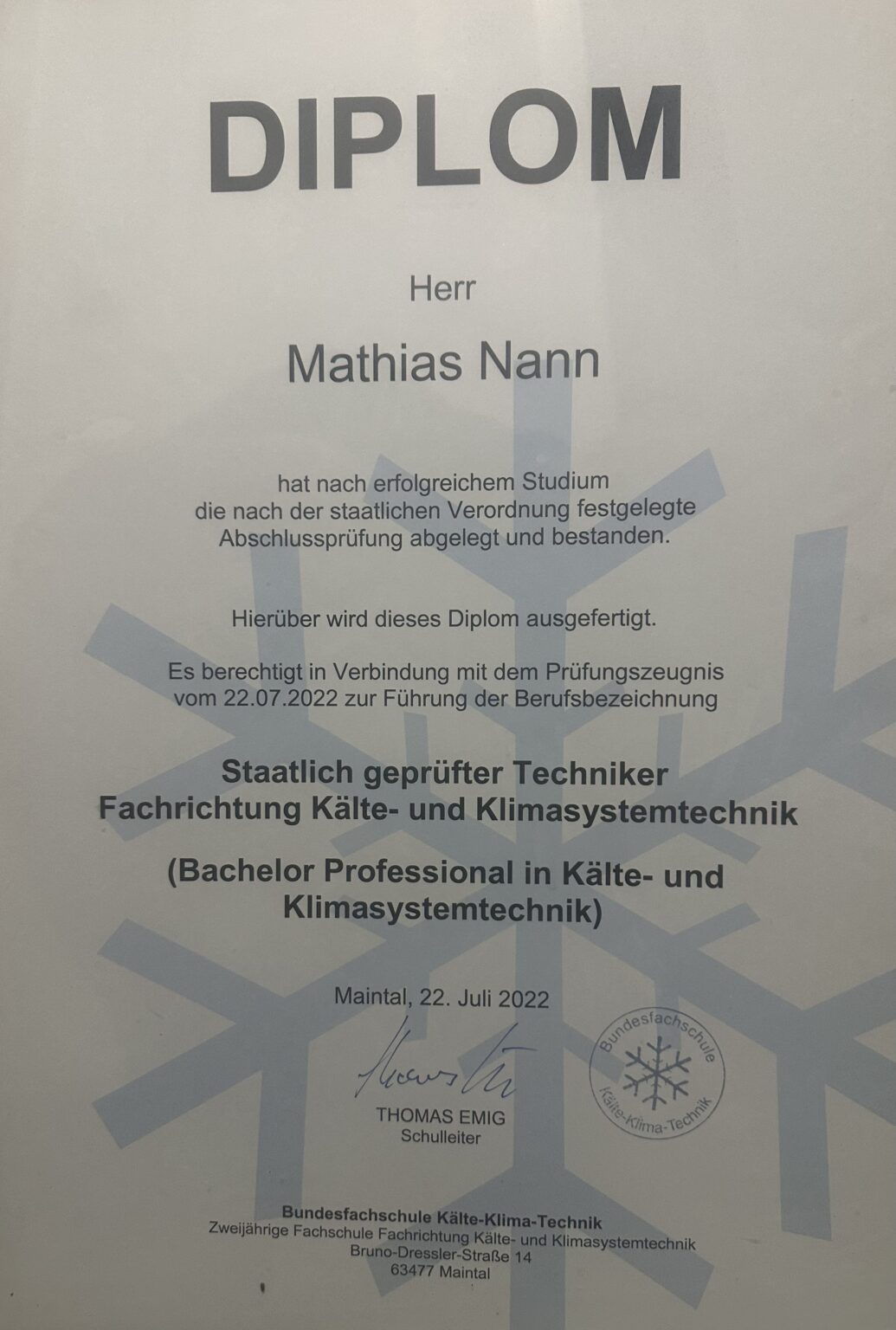 techniker diplom